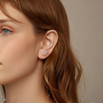 Earrings Veile Studios Yinziyun Original Personalized Electroplated Wing In 925 Pure Silver