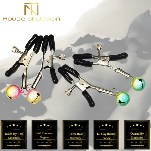 Cute Bell Nipple Clamps Breast Play   Restraints Nipple & Clitoral Toys