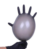 Black Kink Bdsm Disposable Latex Nitrile Spanking Gloves Bondage Fetish Restraints