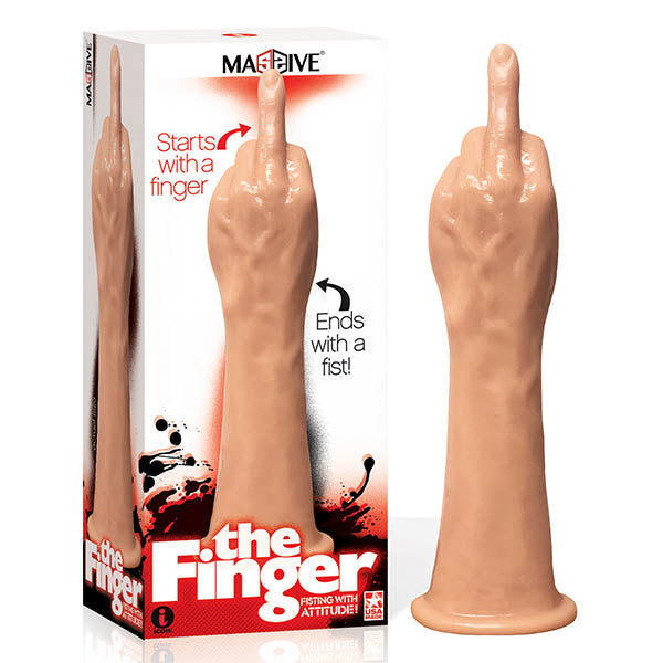 Massive The Finger Flesh 35 Cm (14'') Fisting Trainer Dong Realistic Dildos