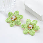 Veile Studios Women Ladies Party Accessories Flower Fashion Jewellery Earrings