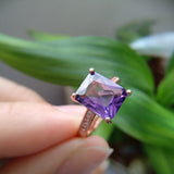 Rings Veile Studios European And American Style Adjustable Square Elegant Ring For Women