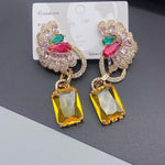 Earrings Veile Studios Zircon Precision Micro Inlaid Advanced Colour Matching Versatile Fashion