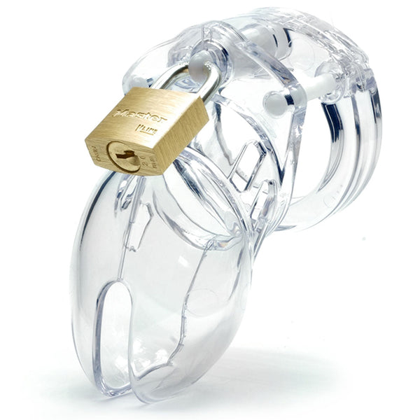 Cb 6000S Chastity  Cage Kit Clear 2.5 Inch Chastity Toys