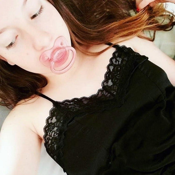 Purple Glitter Adult Pacifier Ddlg Abdl Littles Play Abdl Pacifiers