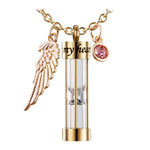 Veile Studios Cremation Necklace Eternal Hourglass Pendant Unisex Stainless Steel Souvenir Necklaces & Pendants