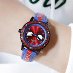 Children's Watches Veile Studios Children Spiderman Quartz Watch Luminous Pointer Boys Wristwatch For Kids