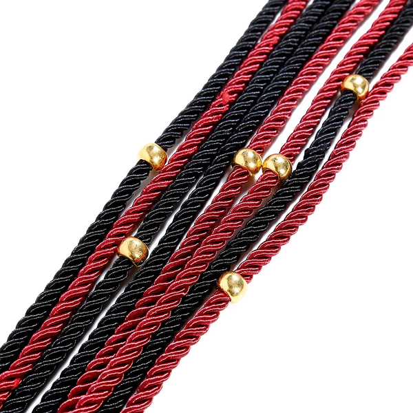 64Cm Long  Whips Braided Tails Handle Wrapped For Couples Toys Floggers