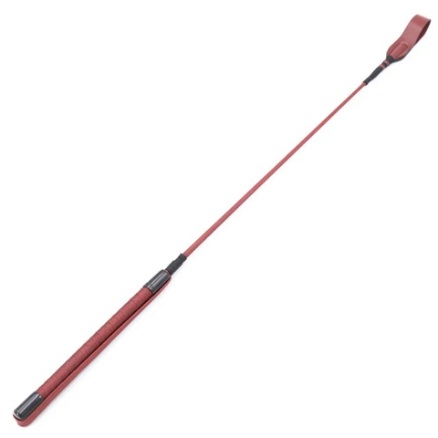 House Of Dasein 66Cm Riding Crop Pu Leather Whip Premium Quality Red Equestrianism Horse Whips Crops