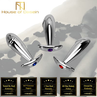 Metal Jewel Rhinestone Butt Plug Masturbation Anal Fetish  Non Vibrating Butt Plugs