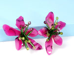 Earrings Veile Studios Acrylic Flower Retro Beach Style Trendy Womens Jewelry Accessories