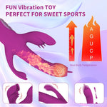 Retractable Swing Heating Vibrator Women's Tool