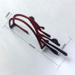 Veile Studios Halloween Exaggerated Lava Retro Wine Red Cold Style Earrings