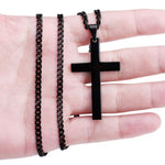 Veile Studios Classic Cross Necklace Men's Pendant Fashion Stainless Steel Jewelry Accessories Necklaces & Pendants