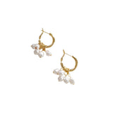 Earrings Veile Studios Pearl Tassel Simple Alloy Geometric Fashion Jewellery