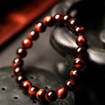 Veile Studios 8Mm Tiger Eye Bracelet Stretch Design Unisex Fashion Jewellery For Casual Wear Bracelets