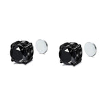 Earrings Veile Studios Magnetic Ear Clip For Men And Women Zircon Four Claw Single