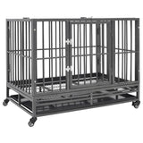 Sex Furniture Black Steel Bdsm Submissive Cage 102X72x85 Cm