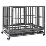 Sex Furniture Black Steel Bdsm Submissive Cage 102X72x85 Cm