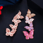 Veile Studios Butterfly Zircon Korean Style Versatile Jewelry Earrings