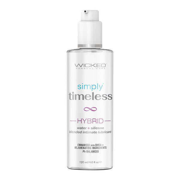 Wicked Simply Timeless Hybrid Lubricant 120 Ml (4 Oz) Bottle Lubricants