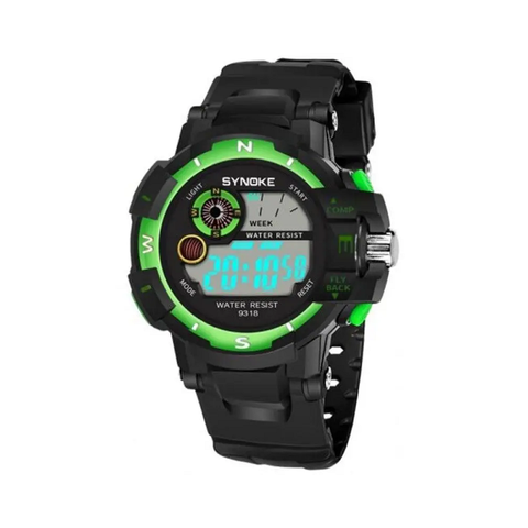 Veile Studios 9318 Outdoor Sports Electronic Watch Waterproof Green Watches