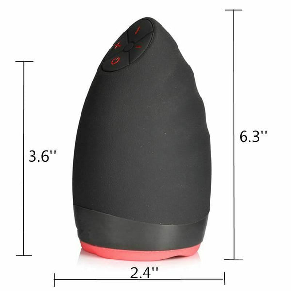 Automatic Oral Sex Machine Masturbation Cup Vibrating Heating Realistic Masturbators
