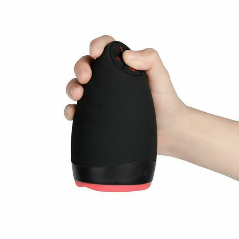 Automatic Oral Sex Machine Masturbation Cup Vibrating Heating Realistic