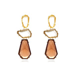 Earrings Veile Studios Retro Style Transparent Resin Irregular Geometric Women Jewelry