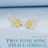 Earrings Veile Studios Yinziyun Original Personalized Electroplated Wing In 925 Pure Silver