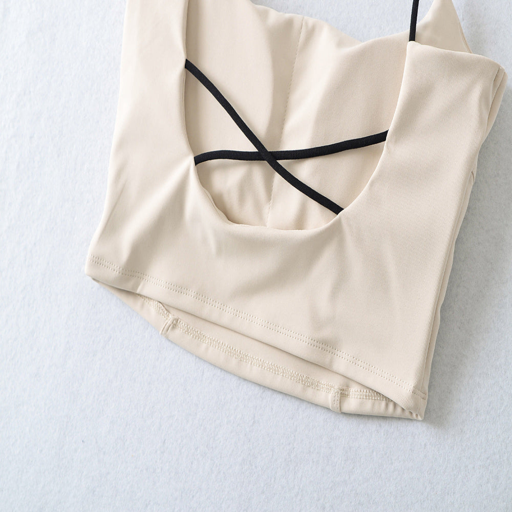 Removable Strapless Sling With Chest Cushion Bras & Bra Sets