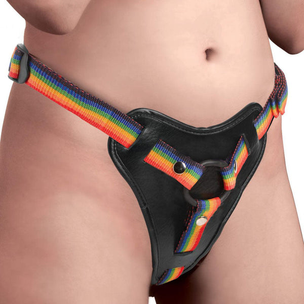 Strap U Take The Rainbow Universal Strap On Harness (No Probe Included) Strap Ons