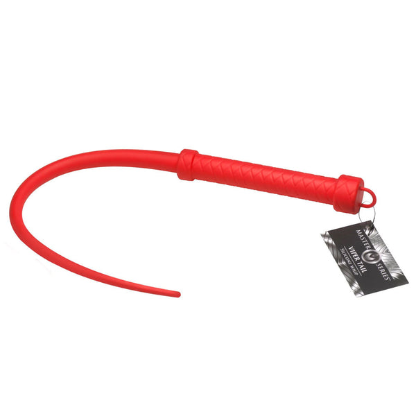 Master Series Viper Tail Red Silicone Whip Whips