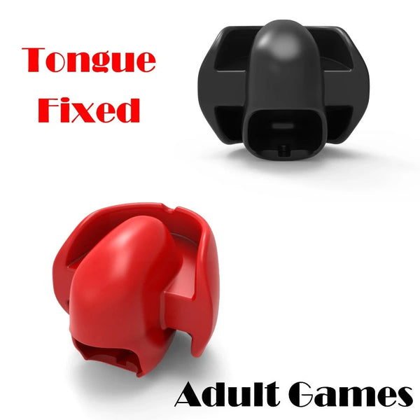 Adult Games Tongue Fixed Gag Balls   Silicone Mouth For Couples Gags