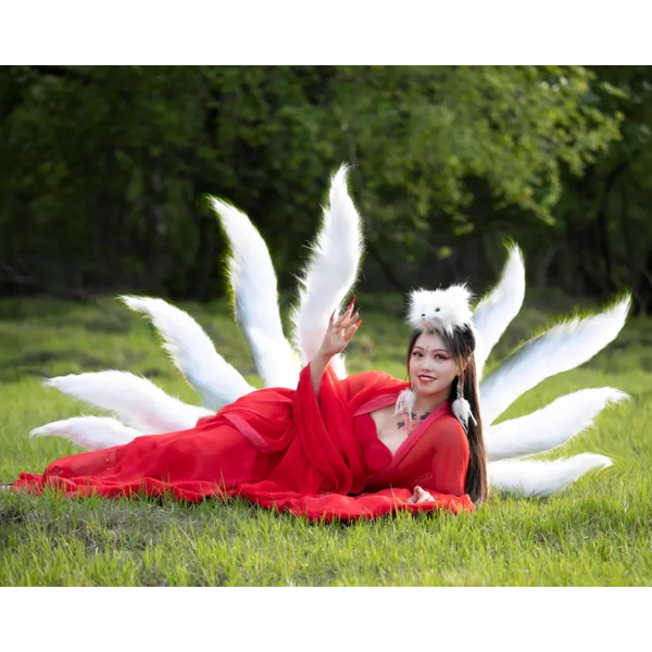Ahri The Nine Tailed Fox Cosplay League Of Legends Star Guardian Costume Prop Anime Costumes Women