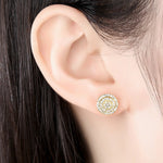 Earrings Veile Studios European And American Copper Inlaid Zircon For Men Women