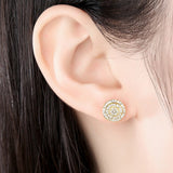 Earrings Veile Studios European And American Copper Inlaid Zircon For Men Women