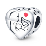 Veile Studios Mother's Day Heart Shaped Pendant For Birthday Gift Diy Jewelry Accessories Necklaces & Pendants