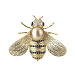 Brooches Veile Studios Animal Bee Brooch Pin Accessories Alloy With Diamond Inlay