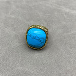 Rings Veile Studios The Natural Stone Ring With Modern High End Design Crafted From Copper