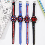 Children's Watches Veile Studios Children Spiderman Quartz Watch Luminous Pointer Boys Wristwatch For Kids