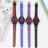 Children's Watches Veile Studios Children Spiderman Quartz Watch Luminous Pointer Boys Wristwatch For Kids