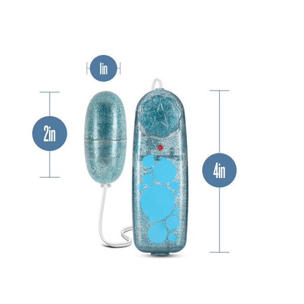 B Yours Glitter Power Bullet Blue 5.5 Cm Bullets