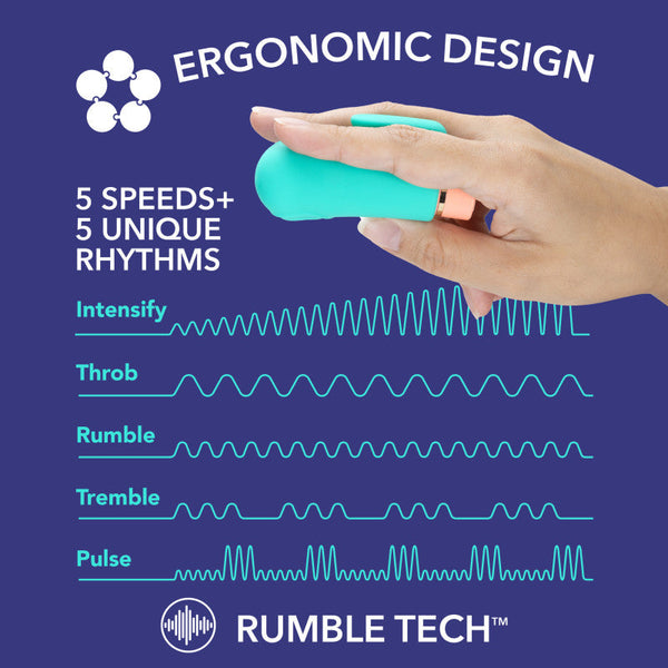 Aria Af Teal Usb Rechargeable Stimulator Massagers & Wands