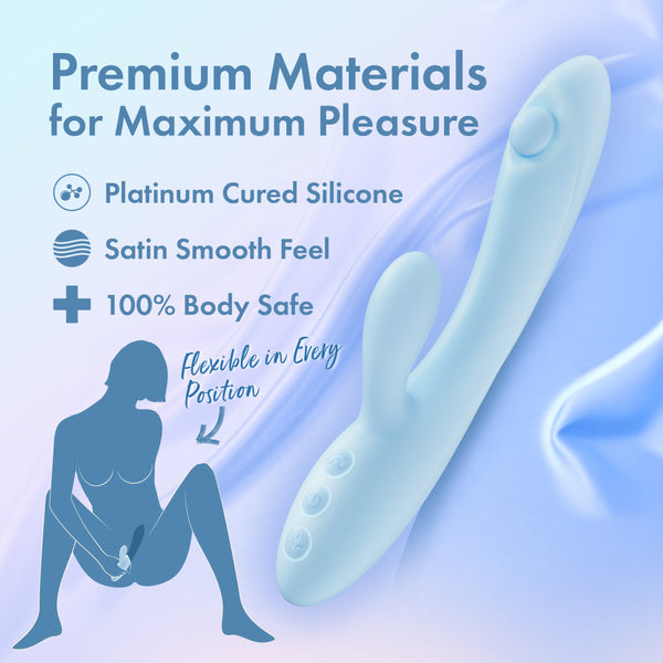 Play With Me Moondust Magic Blue 20.3 Cm Usb Rechargeable Rabbit  Rabbit s