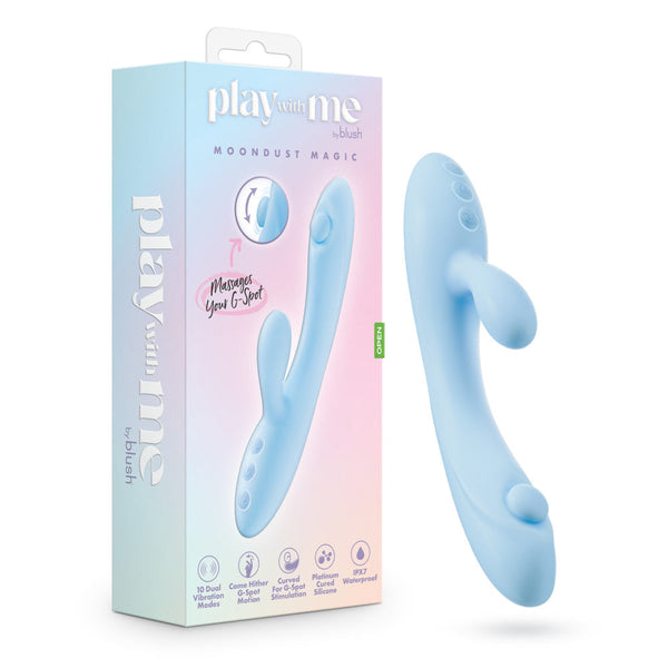 Play With Me Moondust Magic Blue 20.3 Cm Usb Rechargeable Rabbit  Rabbit s