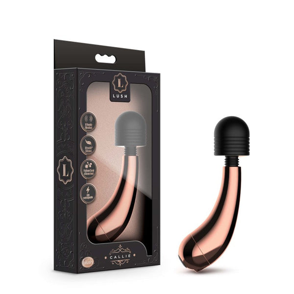 Lush Callie Rose Gold Usb Rechargeable Mini Massager Wand Massagers & Wands
