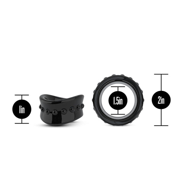 Stay Hard Beef Ball Stretcher Black 3.8 Cm Ring  Rings