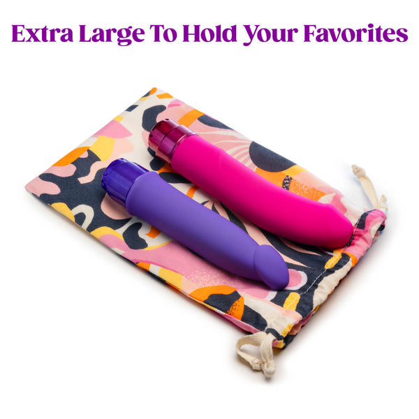 The Collection Burst Cotton Toy Storage Bag Sex Toy Storage