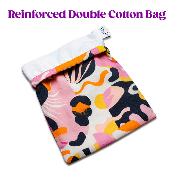The Collection Burst Cotton Toy Storage Bag Sex Toy Storage